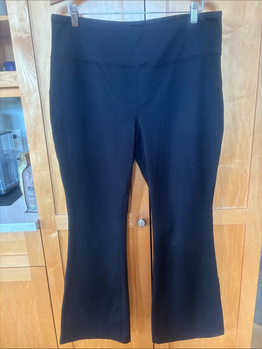Black Women's Stretch Bootcut Pants